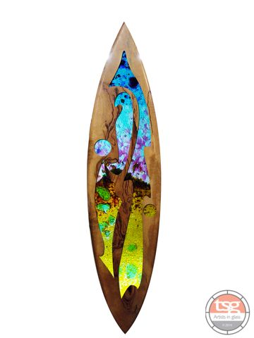 Art,Glass,Marri,Surfboard,15,fused glass, surfing, surfboards, Western Australian Art