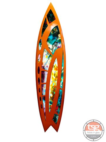 Art,Glass,Surfboard,27,fused glass, surfing, surfboards, Western Australian Art