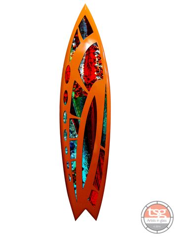 Art,Glass,Surfboard,29,fused glass, surfing, surfboards, Western Australian Art