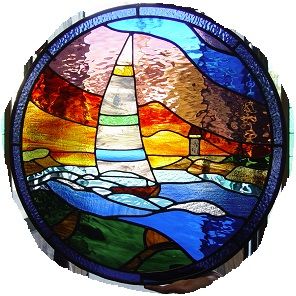 Stained,Glass,Porthole