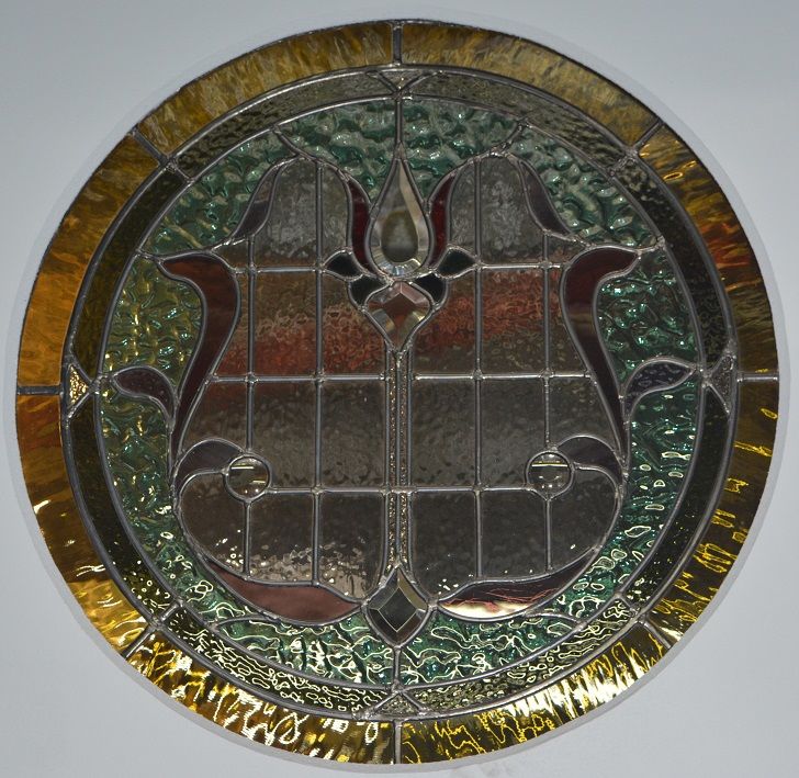 Federation Stained Glass Porthole - Display piece in gallery NOW! - product images