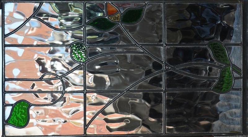 1 x Set of Floral Design Leadlight Windows - Display piece in gallery NOW! - product images  of 