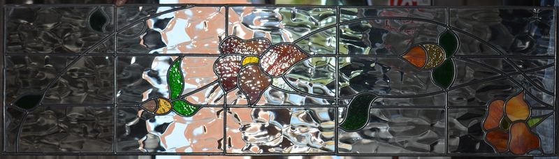 1 x Set of Floral Design Leadlight Windows - Display piece in gallery NOW! - product images  of 