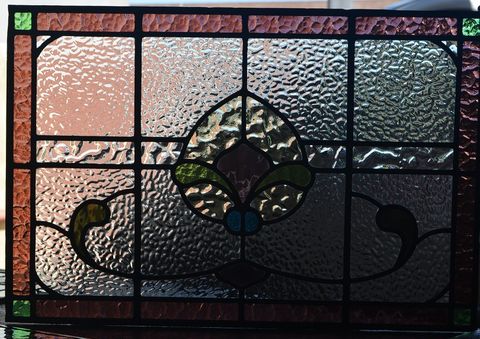 1,x,Authentic,Leadlight,Front,Door,Panel,-,SOLD