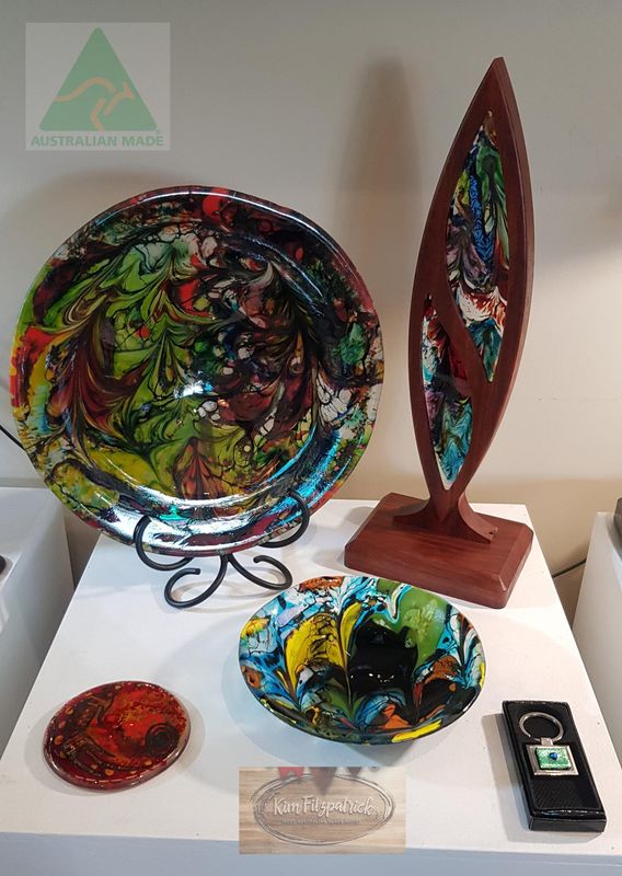 Selection of Fused art glass on sale NOW! - product images  of 