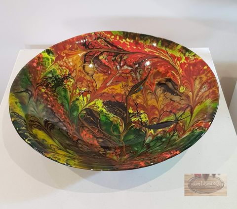 Fused,Art,Glass,Bowl,BL16,art glass giftware