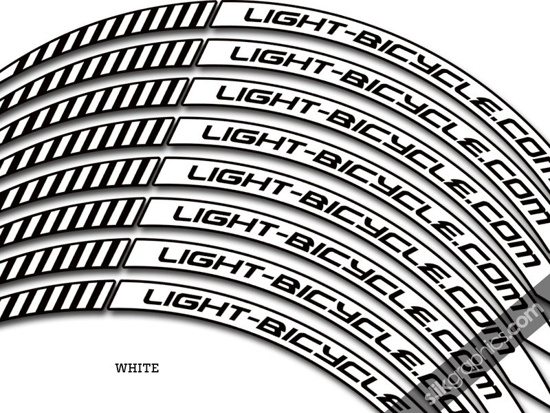 light bicycle decals