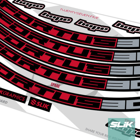 Rock Shox 30 2018 Fork Decal Mountain Bike Cycling Sticker Adhesive Red