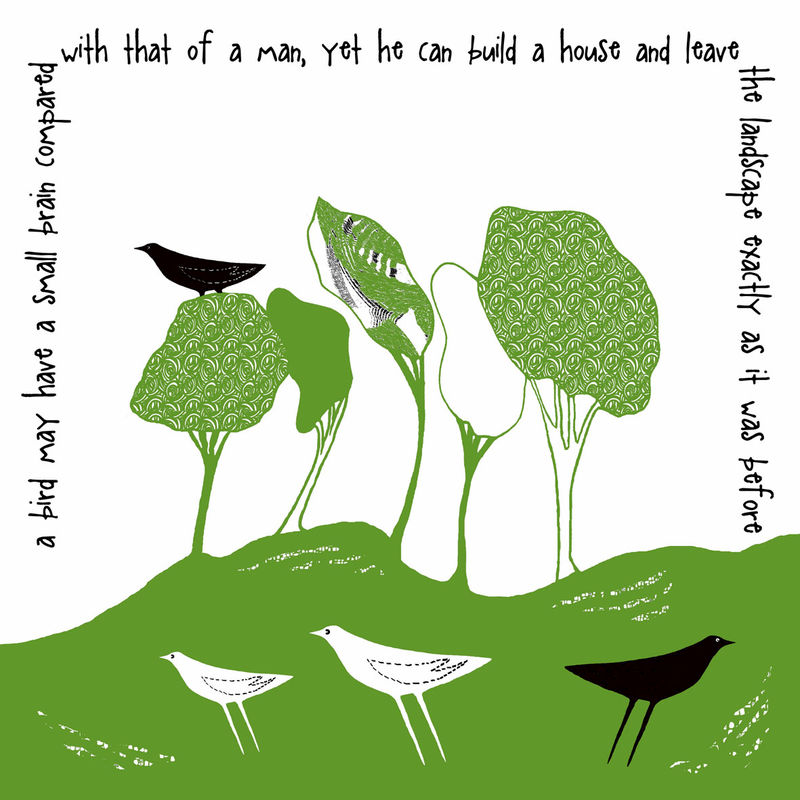 WILD WOODLAND, green - Limited Edition Giclee Print - product images  of 