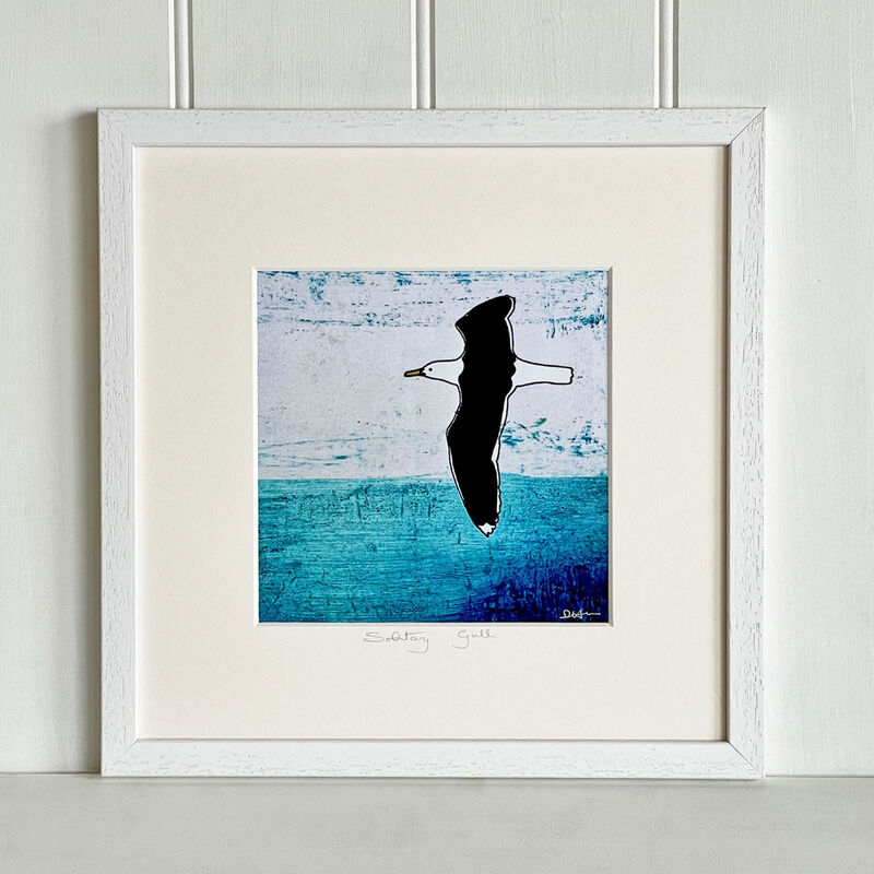 SOLITARY GULL  -  Fine Art giclee print - product images  of 