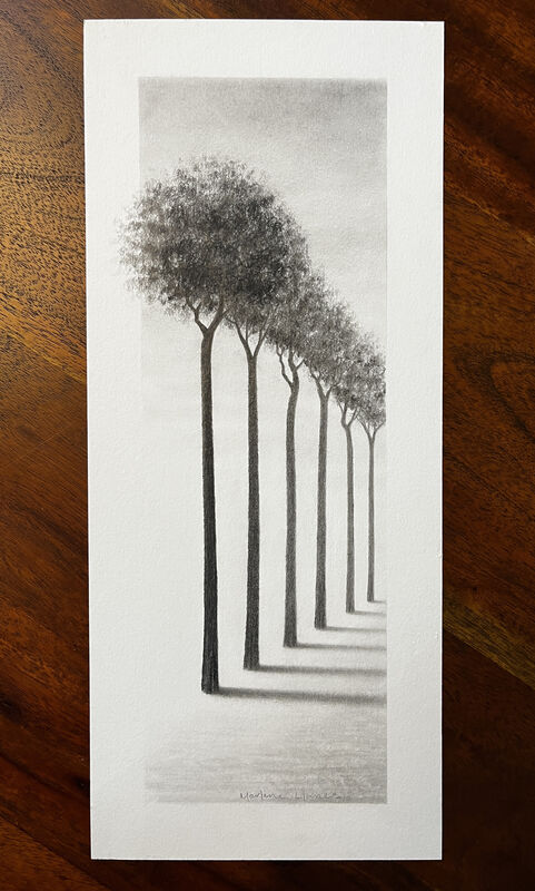 Trees of Wisdom (original pencil drawing 12x4 in) - product images  of 