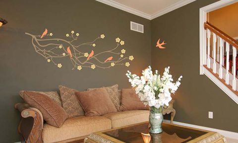 Cherry,Blossom,Branch,Wall,Decal,blossom wall decal, wall decal, vinyl wall art, branch wall decal