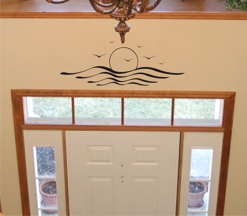 Wall decal Sunset with Seagulls - product images  of 