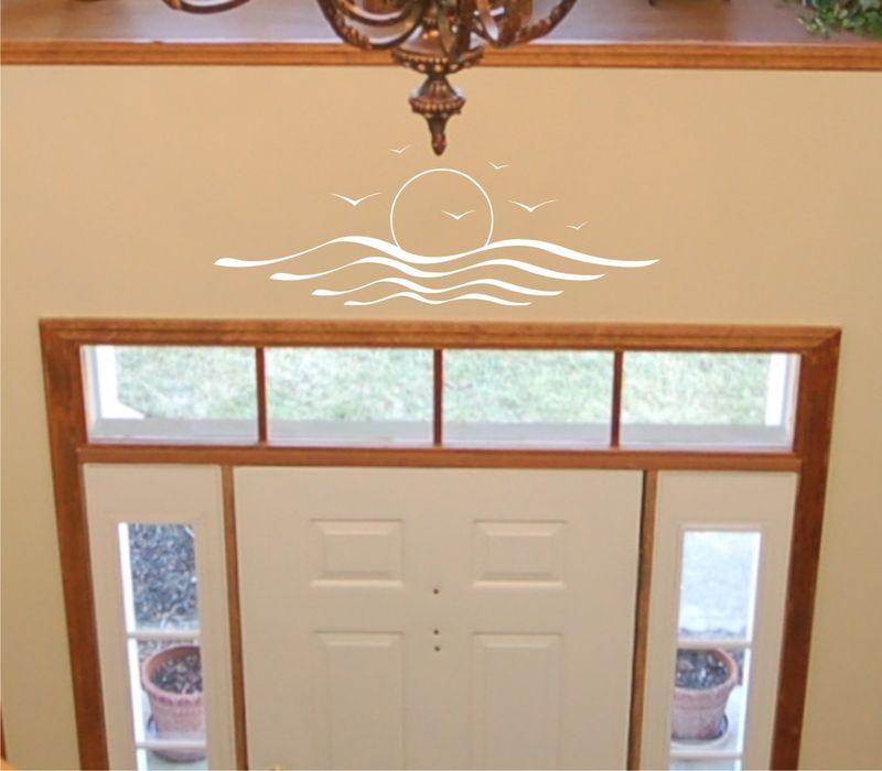 Wall decal Sunset with Seagulls - product images  of 