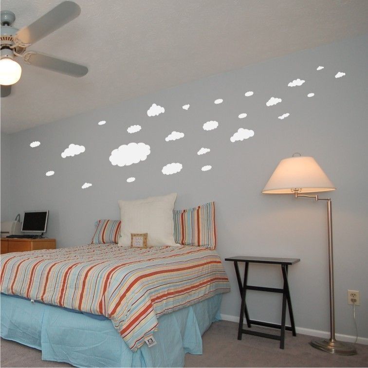 Wall Decal Clouds in the Sky 35 pc set Graphic Sticker - product images  of 