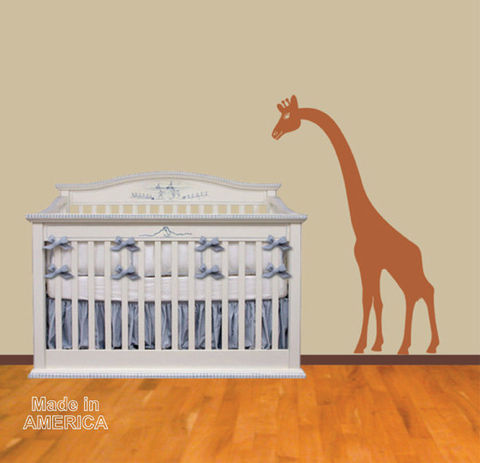 Peeking,Giraffe,Wall,Decal,-,Vinyl,Art,wall_decal,vinyl_wall_art,nursery wall decal,giraffe,animal,decal,baby_nursery,vinyl_wall_decal,giraffe_wall_decal