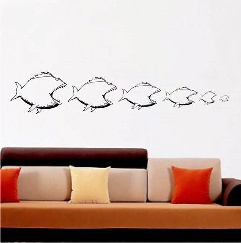 A,Fish,eat,World,-,Vinyl,Wall,Art,Decal,Wall_Decal,fish wall decal,vinyl wall art,decal