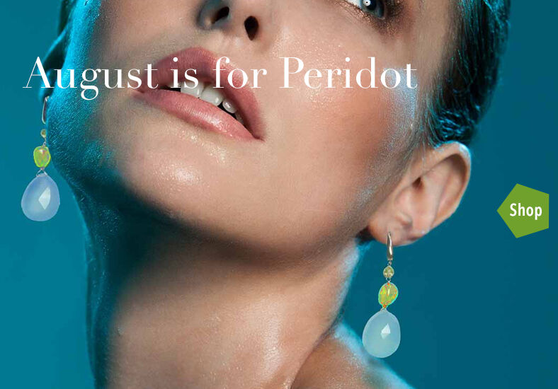 designer jewellery with peridot