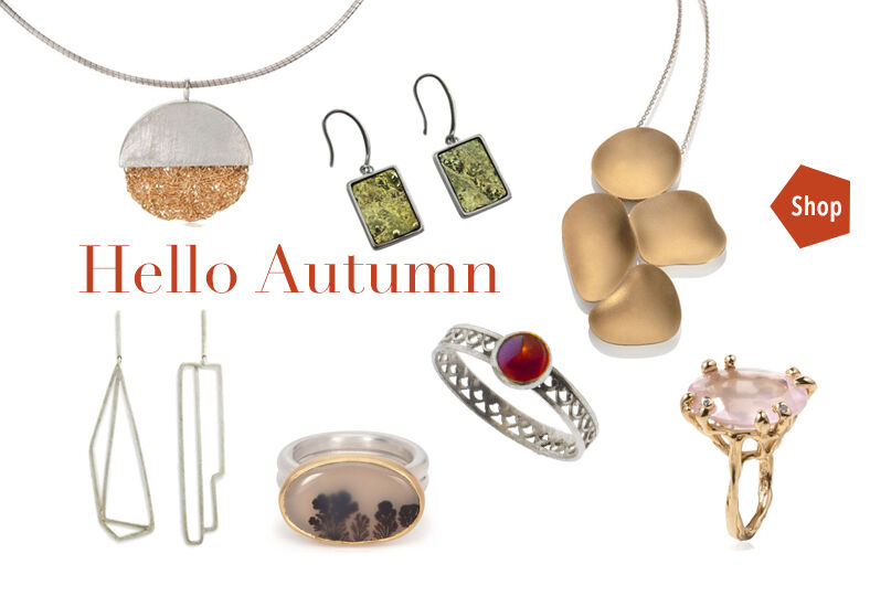 designer jewellery with an autumnal feel
