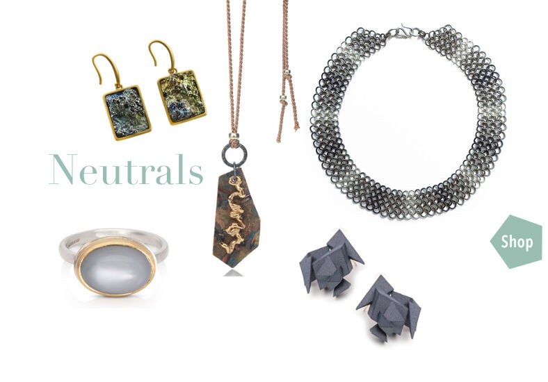 designer jewellery in neutral hues