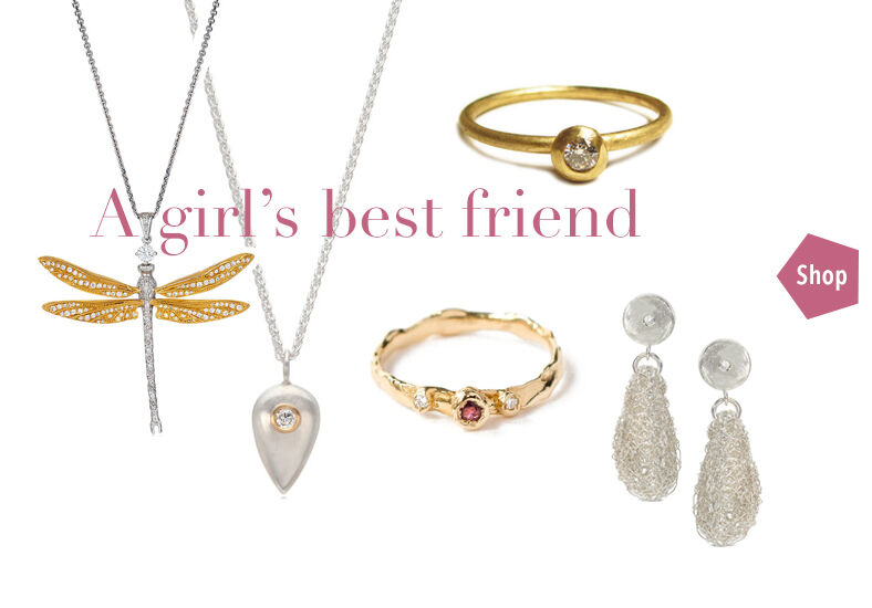 designer jewellery with diamonds