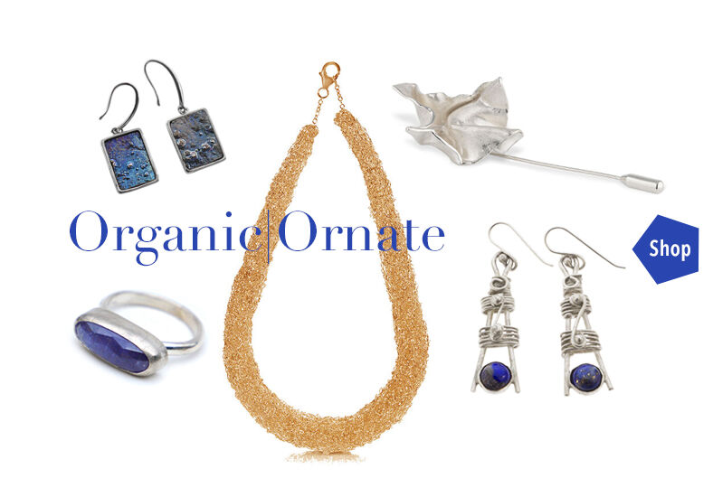 designer jewellery with organic forms