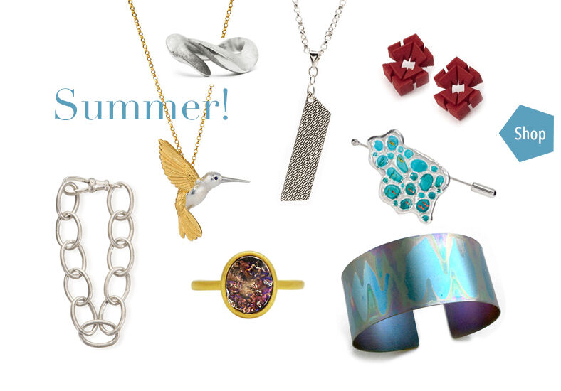 designer jewellery with a summer mood