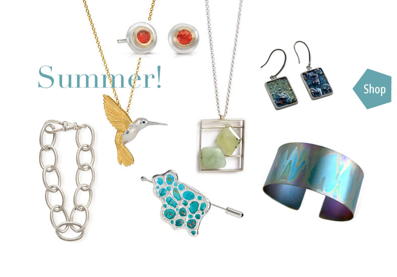 designer jewellery with a summer mood