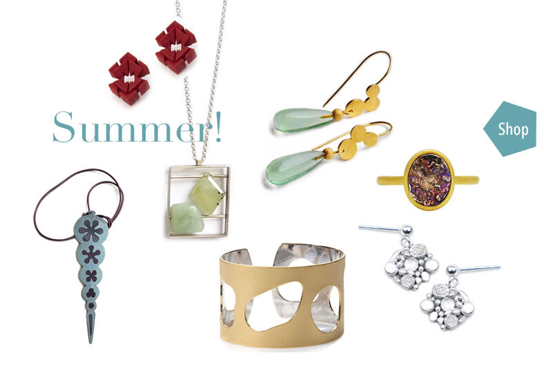 designer jewellery with a summer theme