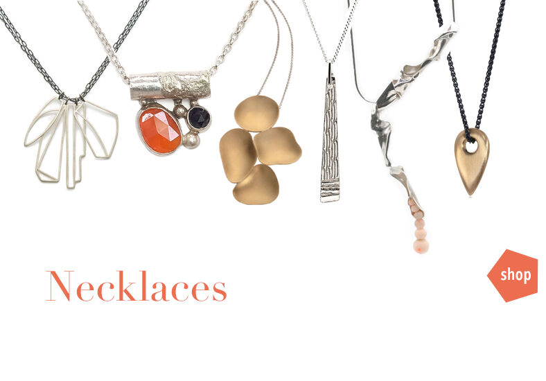 designer necklaces in silver and gold