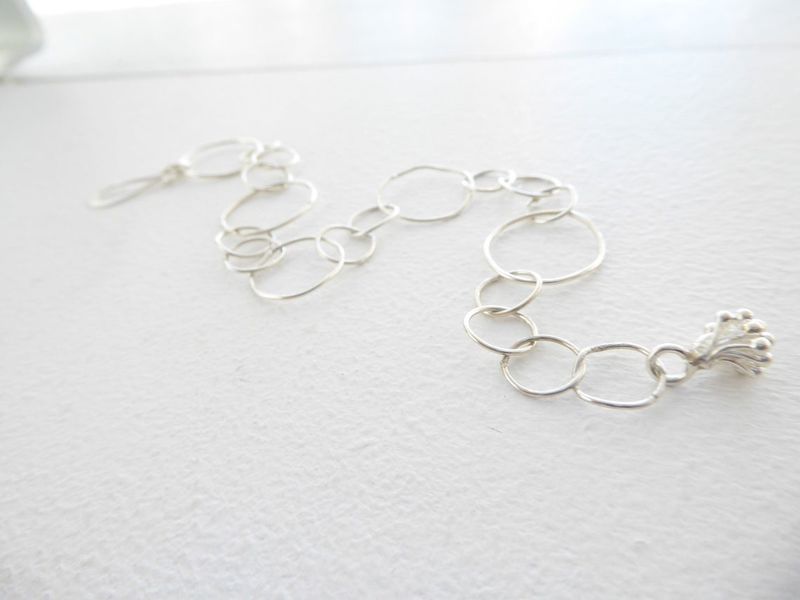 Loopy Bracelet in recycled silver by Catherine Marche - product images  of 