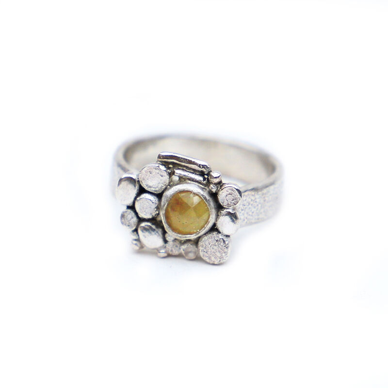 Pebble ring yellow by Sarah Blake - product images