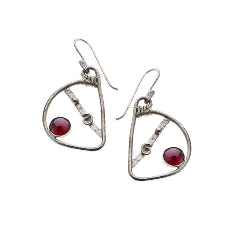 Mandolin earrings silver by Varr-Dan - product images