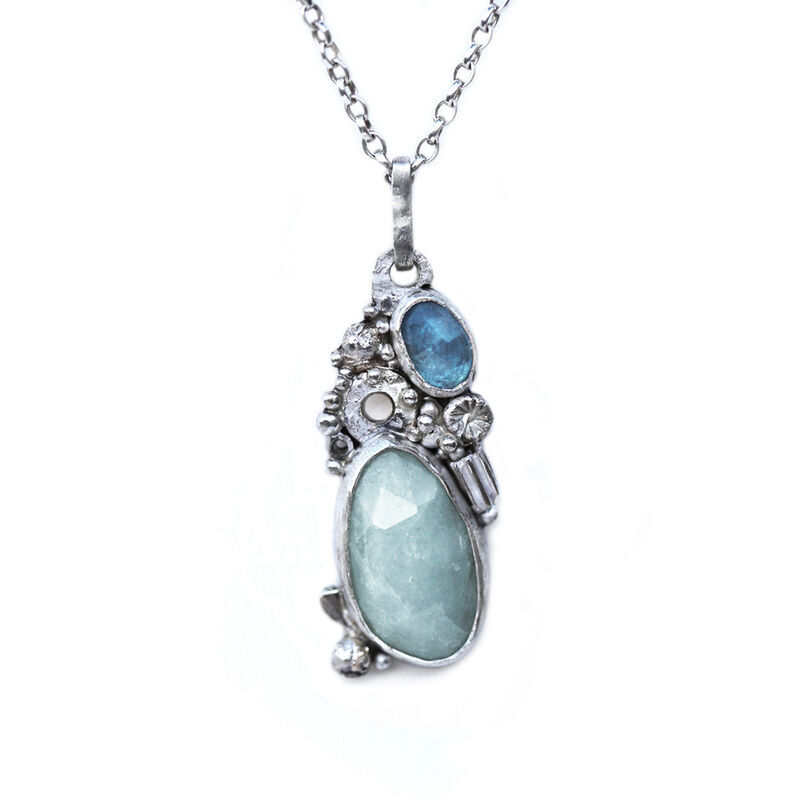 Crustacean pendant blues by Sarah Blake - product images  of 