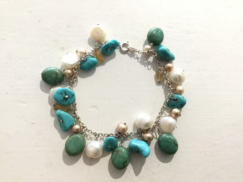 Golden Azur Bracelet with Turquoise by Catherine Marche - product images  of 