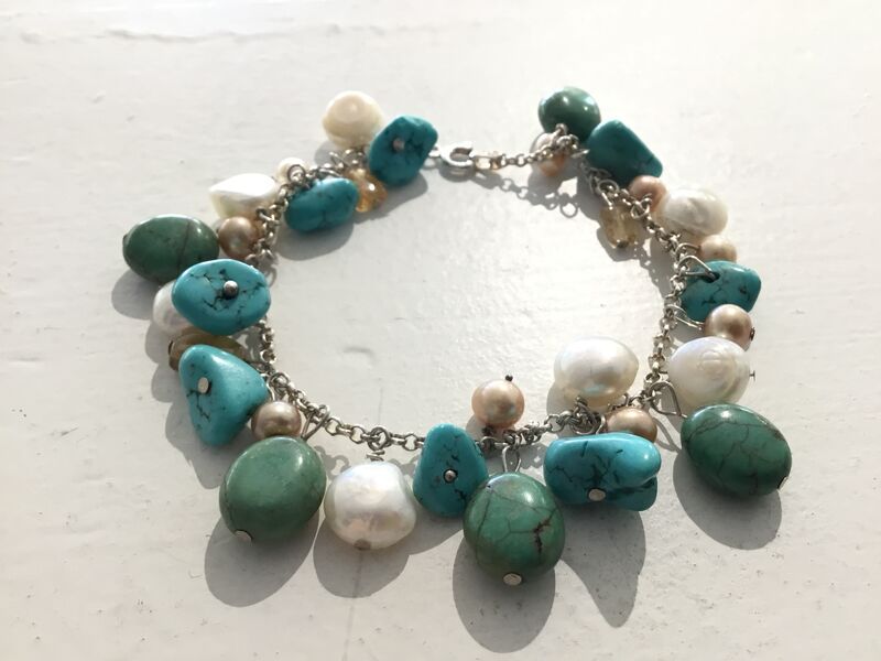 Golden Azur Bracelet with Turquoise by Catherine Marche - product images  of 