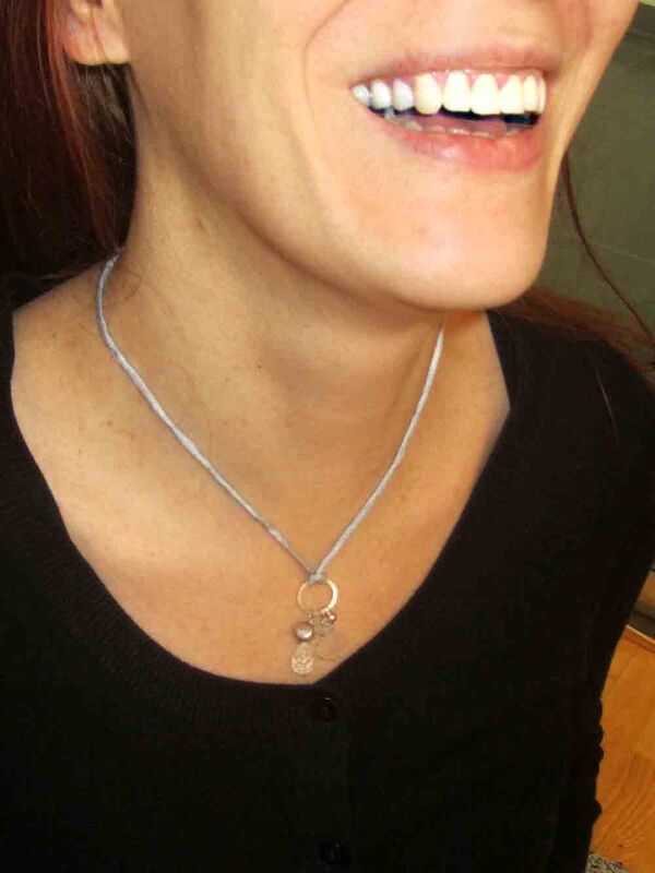 Greener the Grass Good Luck Talisman Necklace by Catherine Marche - product images  of 