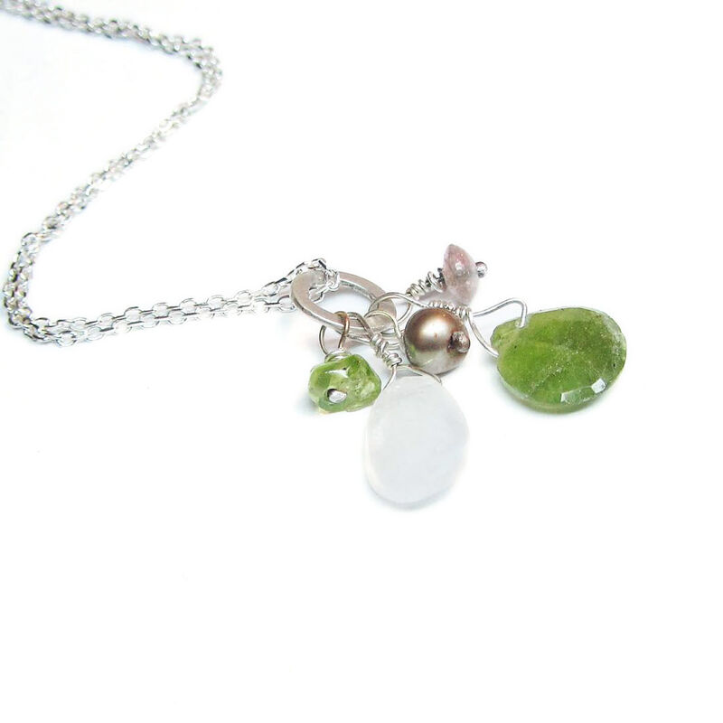 Greener the Grass Good Luck Talisman Necklace by Catherine Marche - product images  of 