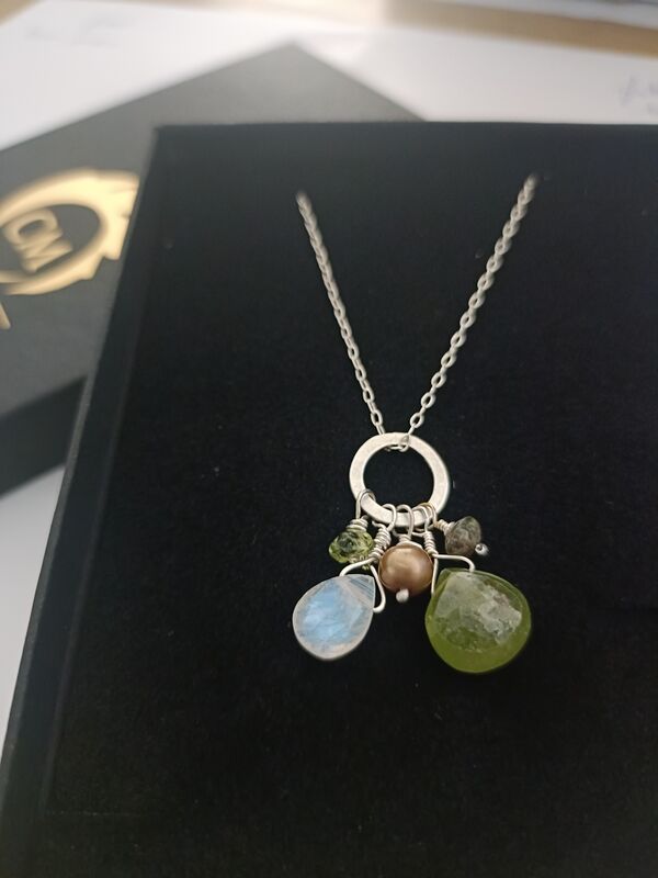 Greener the Grass Good Luck Talisman Necklace by Catherine Marche - product images  of 