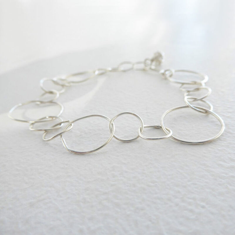 Loopy Bracelet in recycled silver by Catherine Marche - product images  of 