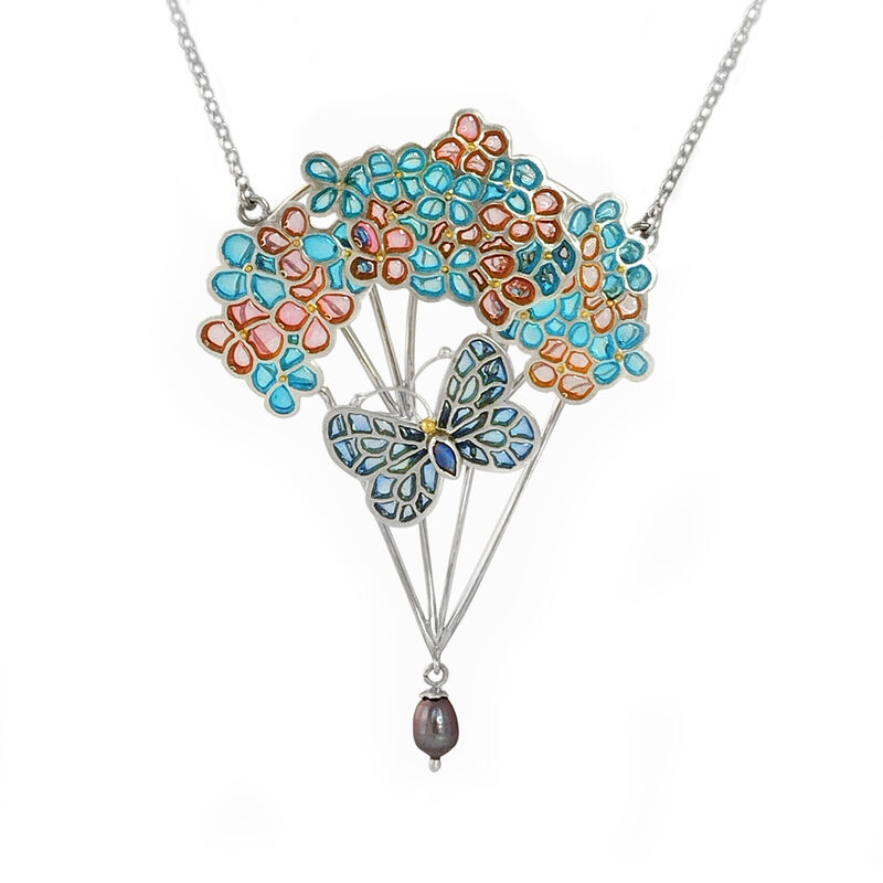 Summer Flowers necklace by Jean Wilkinson - product images