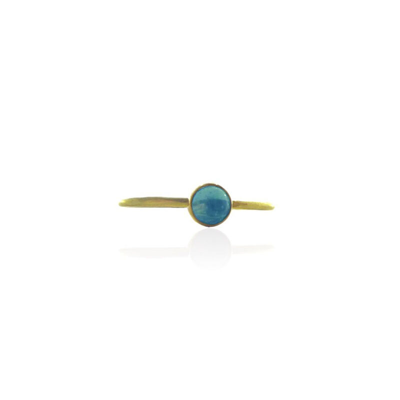 Mini Blue topaz gold ring by Catherine Marche - product images  of 