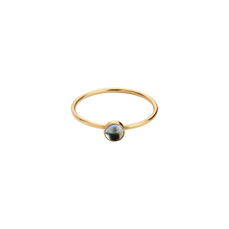 Mini Blue topaz gold ring by Catherine Marche - product images  of 