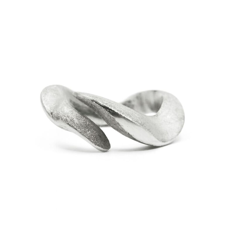 Wave ring silver by Jana Svabova - product images