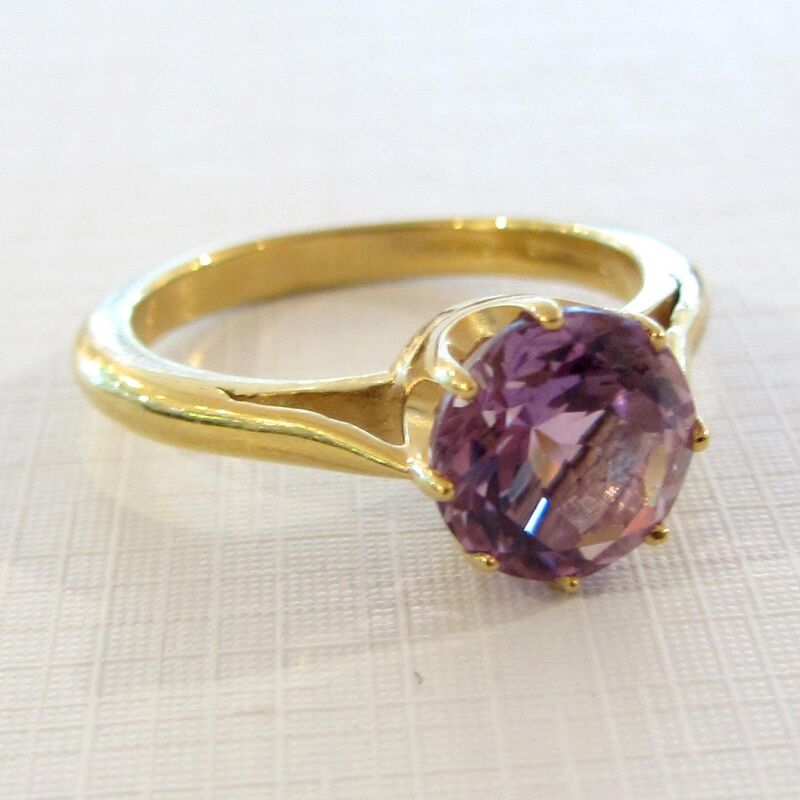 Classic Amethyst Solitaire Ring by Catherine Marche - product images  of 