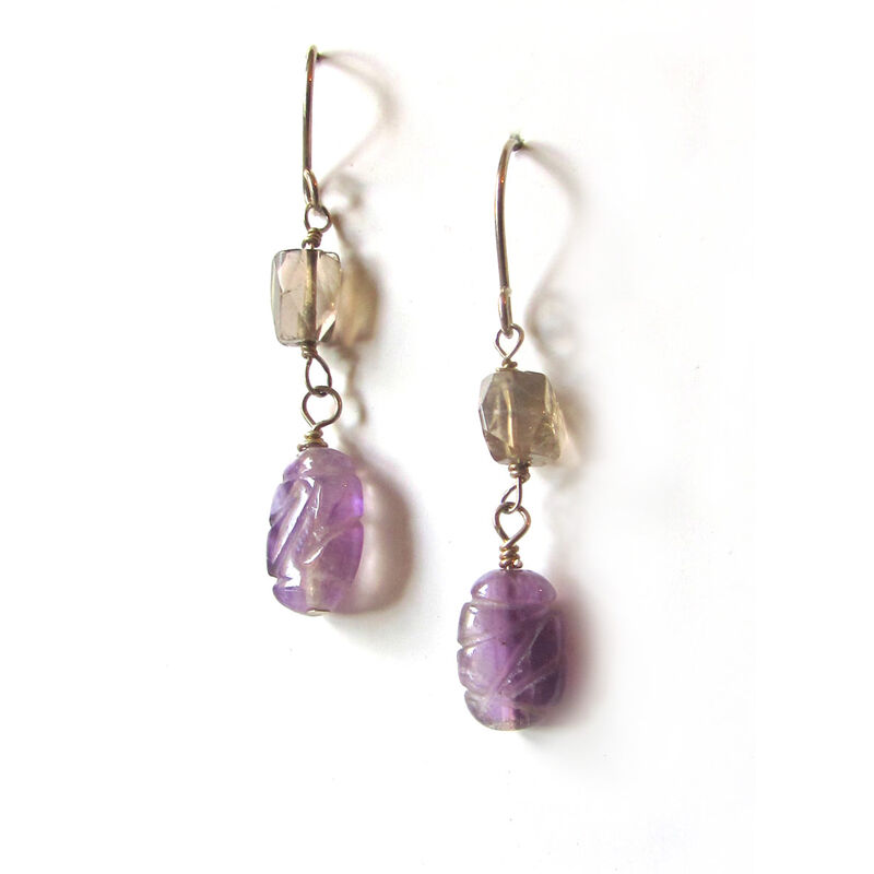 Lucille Earrings with Amethyst by Catherine Marche - product images  of 