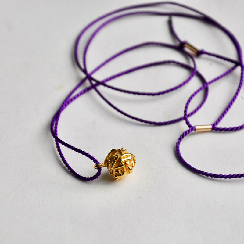 Free Spirit ball necklace gold by Katerina Damilos - product images  of 