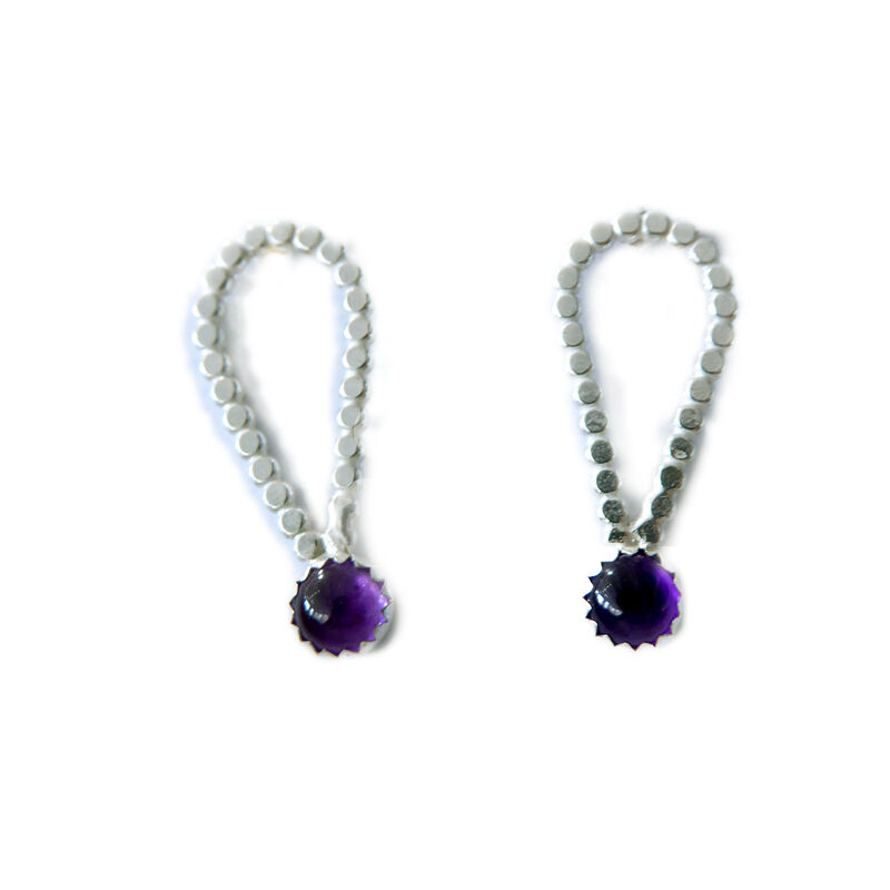 Amethyst Teardrop Earrings by Catherine Marche - product images  of 