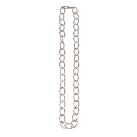 Chunky,chain,necklace,–,silver,long,by,Danny,Ries,Danny Ries, Chucky silver chain