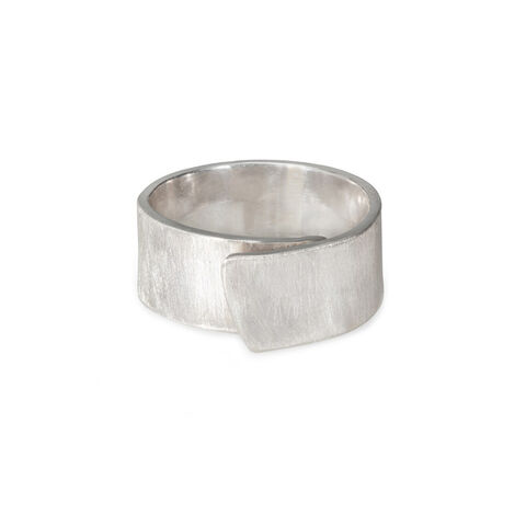 Chunky,ring,silver,by,Danny,Ries,chunky wide wrap ring silver